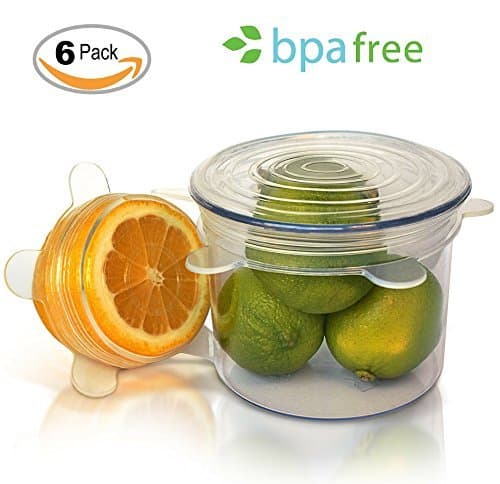 Silicone Lids Multi Size Reusable Food Storage Lids Durable Kitchen Gadgets Mulit-Purpose Kitchen Accessories