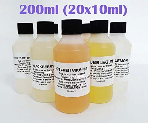 200ML E Liquid E Juice E Shisha Refill Electronic Pen Oil Flavour 0MG Nicotine | Nicotine Free 200ML (Pear Drops)