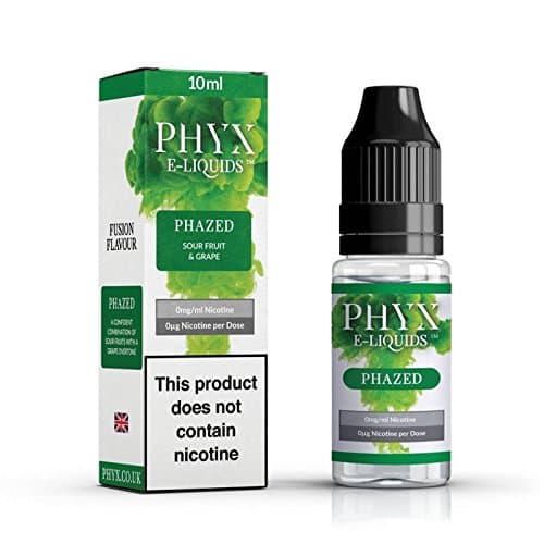 Phyx 70:30 VG/PG Shortfill E-Liquid TPD Compliant No Nicotine 10ml Bottle Boost (Sour Fruit & Grape)