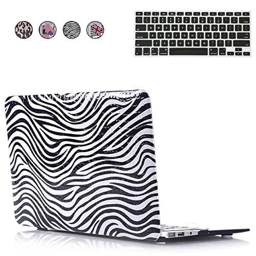 2 in 1 Multi Color Soft-Touch Leather Surface Plastic Hard Case Cover &amp; Keyboard Cover for Apple Macbook Pro 13 inch A1278 W/ CD-ROM (Pro 13-Color 03)