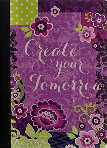 Pink Light Design Pink Chandelier Enchanted Collection Composition Notebook (Create Your Tomorrow (Purple)) by Pink Light Design