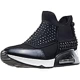 Ash Laser Stone Trainers Black
