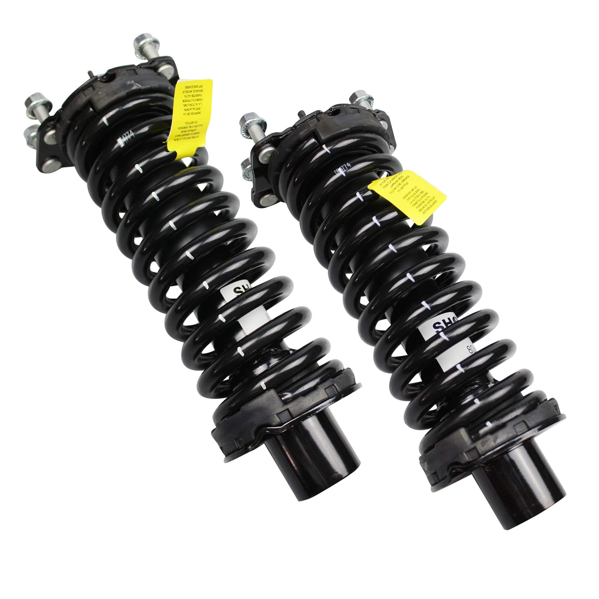 Shoxtec New Front Pair (2) Complete Strut, Fits 2007 2008 2009 2010 2011 Dodge Nitro; 2002 2003 2004 2005 2006 2007 2008 2009 2010 2011 2012 Jeep Liberty (Repl. Monroe 171577L 171577R) (Front Pair)