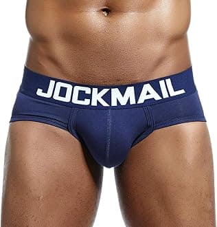 JOCKMAIL Mens Brief Sport Breathable Underpants Sexy Pouch Boxer Brief