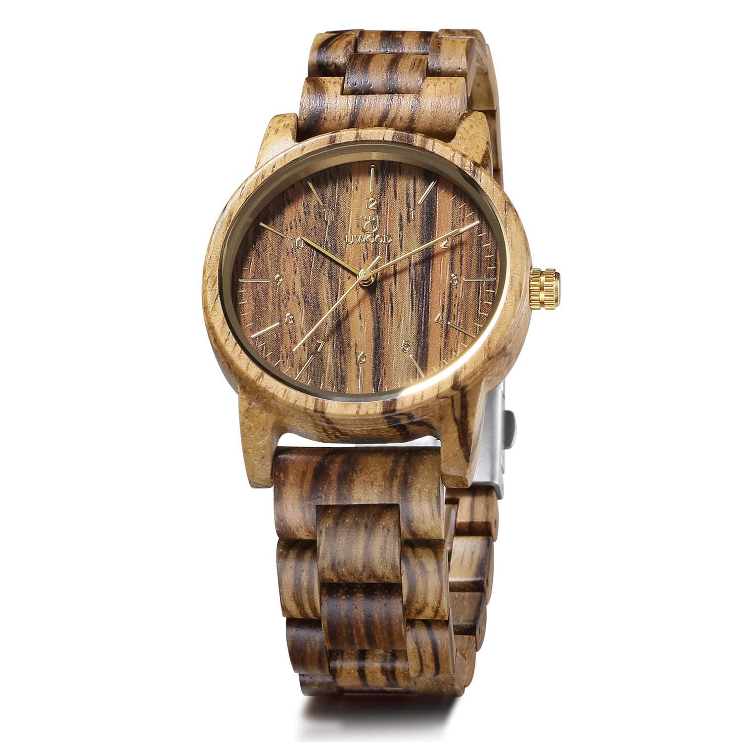 Think Creative L.E.A. Zebrawood Wristwatch
