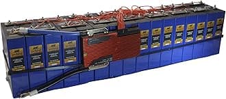 Lynx Battery 48V 200Ah Lithium Iron Phosphate LiFePO4 Rechargeable Prismatic Deep Cell Battery with BMS and Preset Cold Temp Cut Off for RV, Solar, Marine & Off-Grid Applications