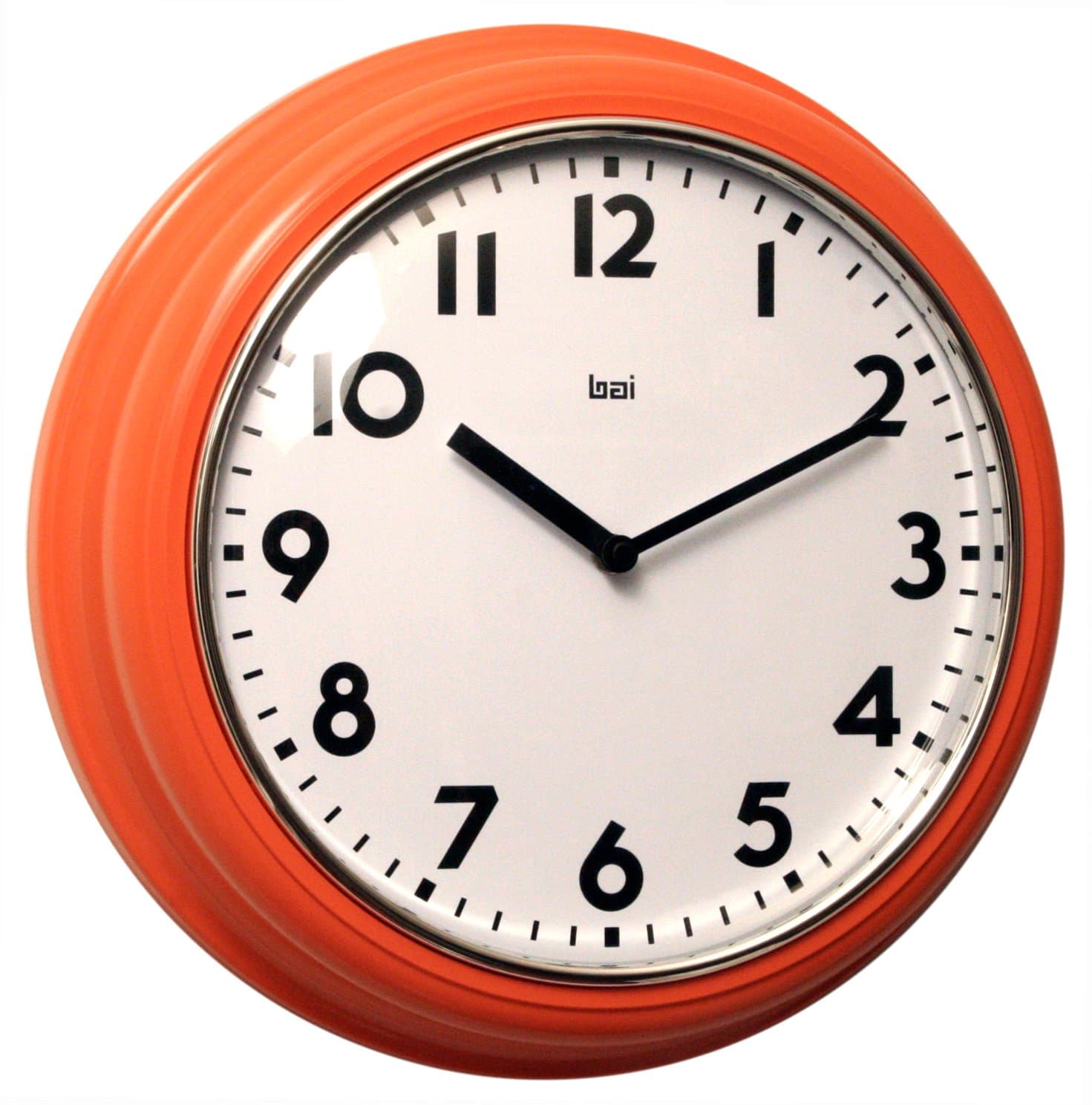 BAI School Wall Clock, Orange