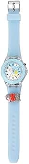 SWADESI STUFF Cute Cartoon Multi Color Lights Rubber Strap Kid Analog Watch For Girls (Sheep), Multi-Color Dial, Multi-Color Band