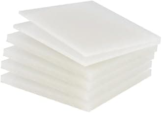 PP Polypropylene Sheet Plate Thickness 3mm-20mm Hard Sheet PVC Plate PP PE Sheet (0.3 m * 0.5 m * 10mm * 1 Piece)