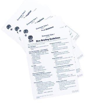 Divemaster Scuba Diving DM Slates - 60207