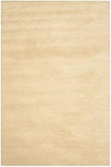 ZARACARPETS Solid Plain Exported Quality Hand Made Carpets and Rug Size 9 Feet by 12 Feet (9x12 feet) Gold