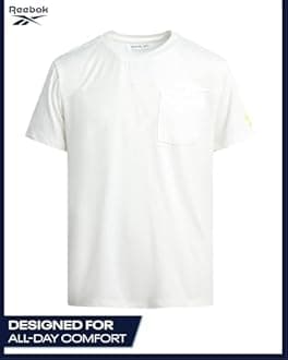 Reebok Boys Athletic Shorts Set - 2 Piece Summer Clothes Outfit with Pocket Tee and Boys Running Shorts for Active Kids