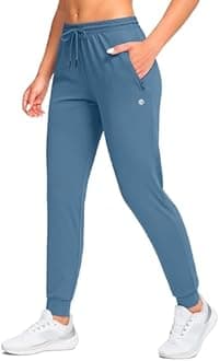 G Gradual Women's Joggers Pants with Zipper Pockets Tapered Running Sweatpants for Women Lounge, Jogging