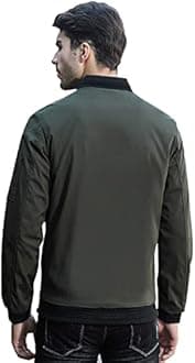 sandbank Men's Slim Fit Lightweight Softshell Flight Bomber Jacket Coat