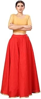 Studio Shringaar Women's Polyester Maxi Skirt