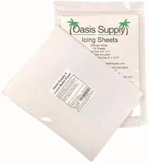 Burnaway Cake Paper Kit Icing Sheets &  Wafer Paper