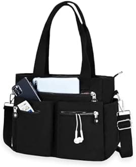 Tote Bag for Women Canvas Tote Bags Handbags for Women Crossbody Bag with Multiple Pockets