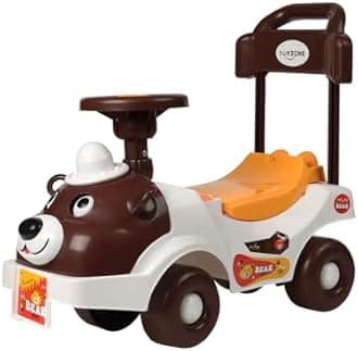 TOYZONE Bear Rider Car-50247 | Ride-on Baby Car | Toy Car | Swing Car |Kids Power Wheel Ride on Car | Push Rider | Push Car for Children/Kids | Toy Baby Car for Boys & Girls