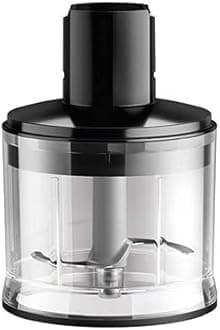 Braun MQS 230 BK Chopper Attachment with EasyClick Plus System - Accessories for Braun MultiQuick 7 and 9 Hand Blender, BPA-Free, Capacity 500 ml, Black