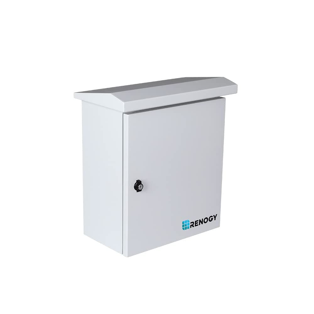 Renogy 5 String Solar PV Combiner Box for On/Off-Grid Solar Panels System, w/Built-in DIN Rail, Labels