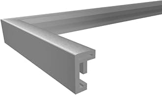 walther Design Picture Frame Gold 40 x 60 cm with Art Glass, New Lifestyle Plastic Frame KVX460G