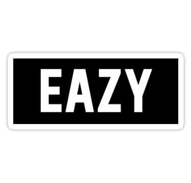 Clear Sticker " G-Eazy"