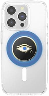 PopSockets Phone Grip for MagSafe with Kickstand, Magnetic Stand, Swappable Top, Secure Hold for iPhone MagSafe Cases, Phone & Tablet Grip - Enamel Prosper