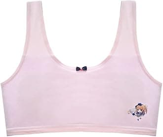 Herepai Training Bras for Girls Seamless Cami Bralettes Sports Striped Vest