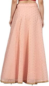 Studio Shringaar Women's Polyester Maxi Skirt