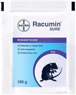 Bayer Sure-For Rodent Control-100 Gm (Pack Of 5, white & blue)