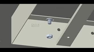 DULABRAHE Brass Chrome Rain Shower System Metal Ceiling Mounted 14 X 20 Inch Stainless Steel LED Rainfall Shower Head Spa Shower Body Massage Combo Mixer Jets