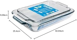 Anchor Hocking Oven Basics 2-Piece Baking Dish Value Pack