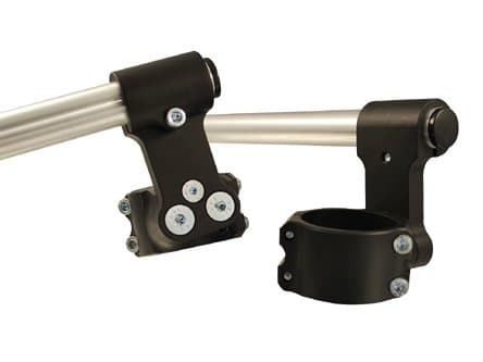 37mm with 2.5" Rise 3 Piece Split Clip-on Handlebars