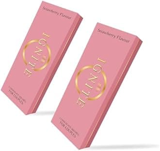 MBDH Wellness Ignite Chocolate Bars(1 Box) Luxurious Strawberry Flavour Chocolate For Uplifting Mood & Vitality Ideal For Men & Women,Vegetarian And Gluten-Free Delight (Pack of 2), 280 gram