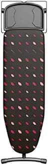 Ironing Board Plusboard Lips, 42cm x 125cm, 100% Cotton, Adapts to Most Steam Generators, Adjustable Height, Iron Rest, Secure Closure System, Integrated Wheels, 9Kg, Easily Stored