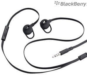 Official Blakberry HDW-49299-001 Premium Stereo IN Ear Headset/Handsfree/Earphones For Blackberry 9800 Torch - BLACK