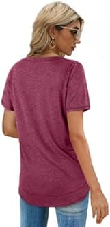 Dofaoo Sweatshirts for Women Crewneck Long Sleeve Shirts Tunic Tops for Leggings