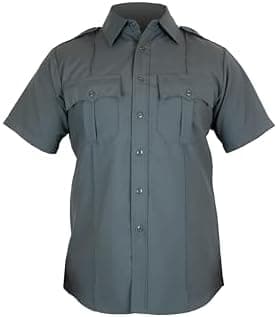 First Class mens Polyester Uniform Shirt Button Down Shirt