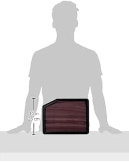 K&N 33-2360 Replacement Air Filter For Toyota Corolla Altis (Heather Red)