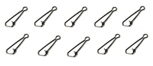 10 x Hooked Snap Link Connectors (Size: 4)