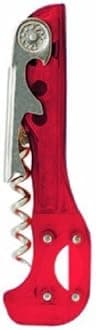 Boomerang™ Two-Step Corkscrew (Translucent Red)