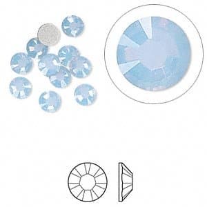 AIR BLUE OPAL Rhinestones FlatBack 36 SWAROVSKI 34ss