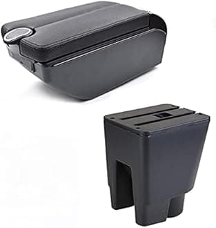 for Toyota Etios Liva. Car Armrest Leather Arm Rest Styling Storage Box Center Console Accessories Decoration Interior Auto Sturdy (Color : 7)