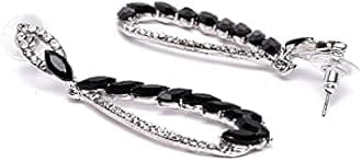 YouBella Jewellery Celebrity Inspired Crystal Studded Dangler Earings Earrings for Girls and Women