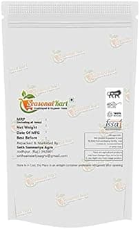 Seasonal Kart Organic Barley Daliya / Jau Dalia|Jau ka Daliya 1 Kg | Healthy Snacks| Healthy Grains | Healthy and Tasty Breakfast| Cereal for Breakfast | Diet Food for Weight Loss| Fiber Rich l 100% Natural & Vegan|