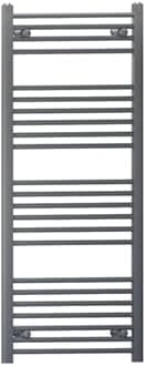 Myhomeware Anthracite Grey Heated Bathroom Towel Rail Radiator For Central Heating Elegant Designer In UK (600mm x 1200mm (h))
