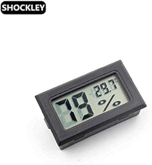 Shockley XH-W3001-50 to 110c Intelligent Digital Thermostat temperature controller combo (220V / 1500W) + 2 FAN + Mains Power Cord + DC Female Jack + 12V 1 Amp Adapter + Hygrometer
