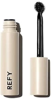 REFY Brow Tint Eyebrow Gel - Deep Brown (Deep, dark brown with a warm tone) + Bonus Premium Korean Hydrating Sheet Masque