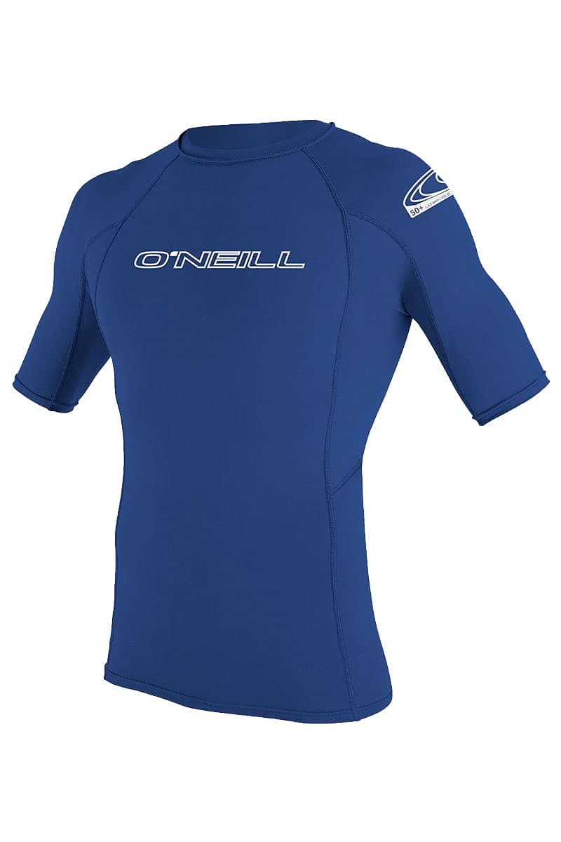 Men’s Basic Skins Short Sleeve Rashguard, UPF 50+ Sun and Rash Protection for Surfing and All Outdoor Activities