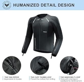 DUHAN Motorcycle Shirt Mesh Motorcycle Jacket Men with CE Level 2 Armor motorcycle protective gear for All Seasons